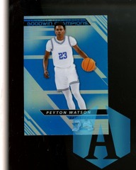 2022 Upper Deck Goodwin Champions Rainbow Blue Peyton Watson #P17